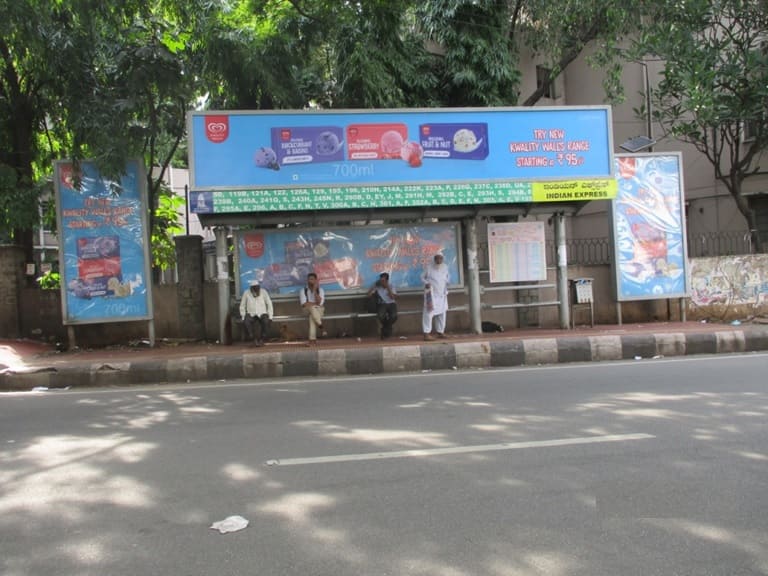 1200kg Stainless Steel Bus Shelter